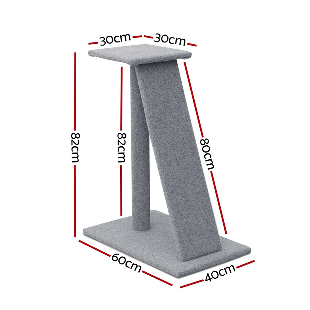 i.Pet Cat Tree 82cm Scratching Post Tower Scratcher Condo Trees Climb House - Image 2